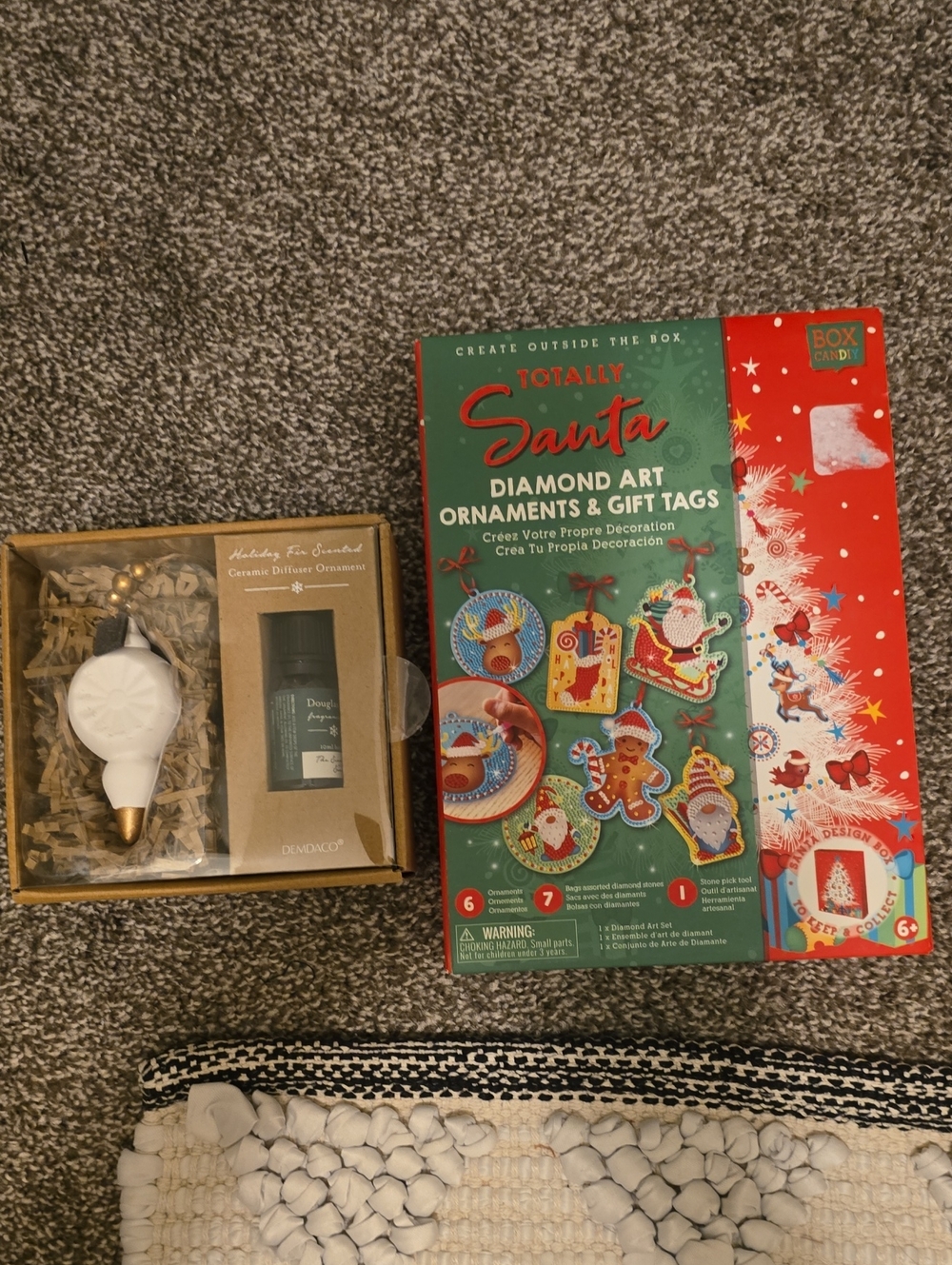 NEW Ceramic Diffuser Ornament And Diamond Art Ornament & Gift Tag Kit